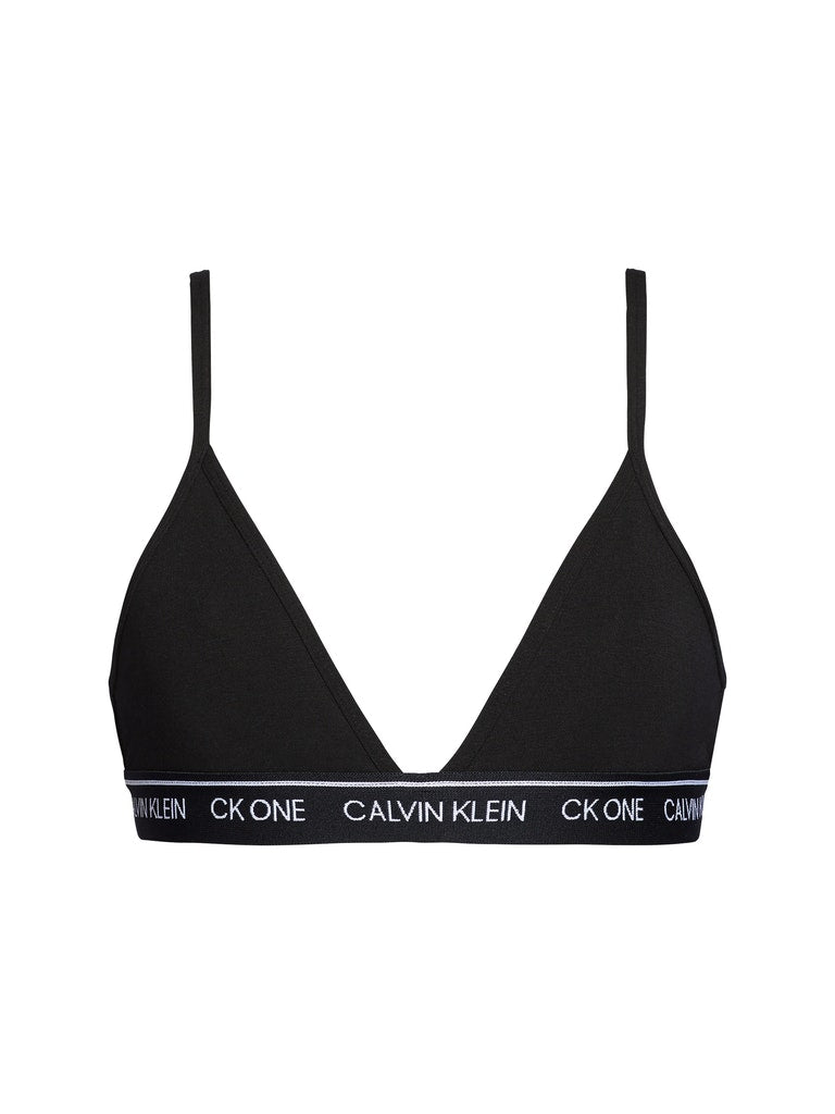 CK One Triangle Bralette Black