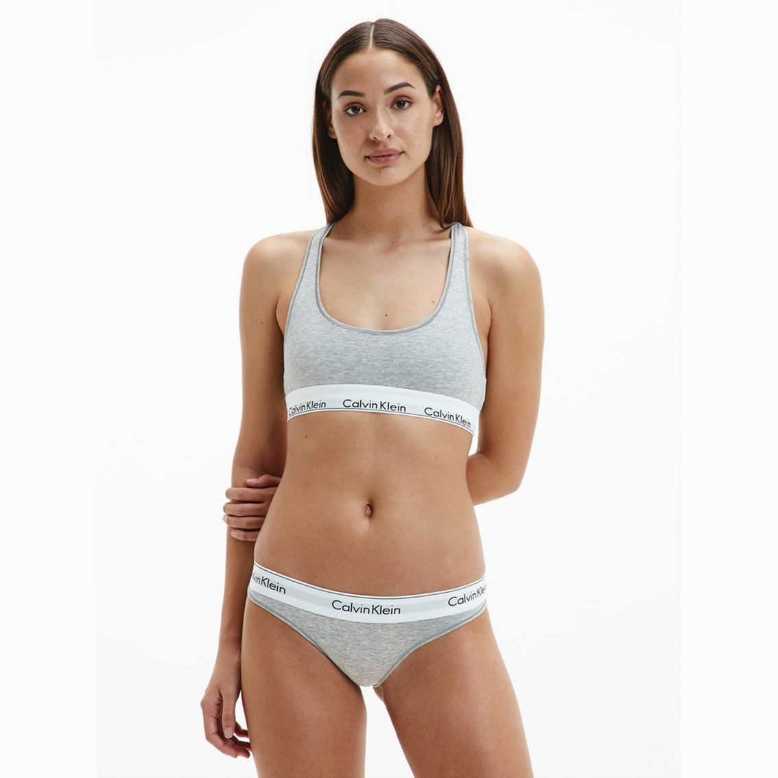 Modern Cotton Bikini Briefs Grey