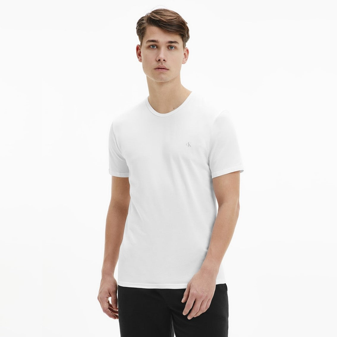 CK 2 Pack Crew Tee White