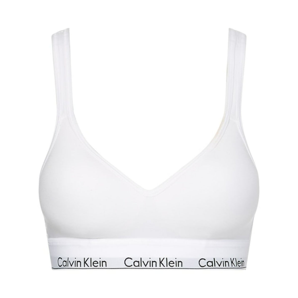 Modern Cotton Bralette - White