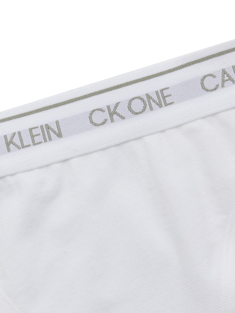 CK One Bikini Repeat Logo White