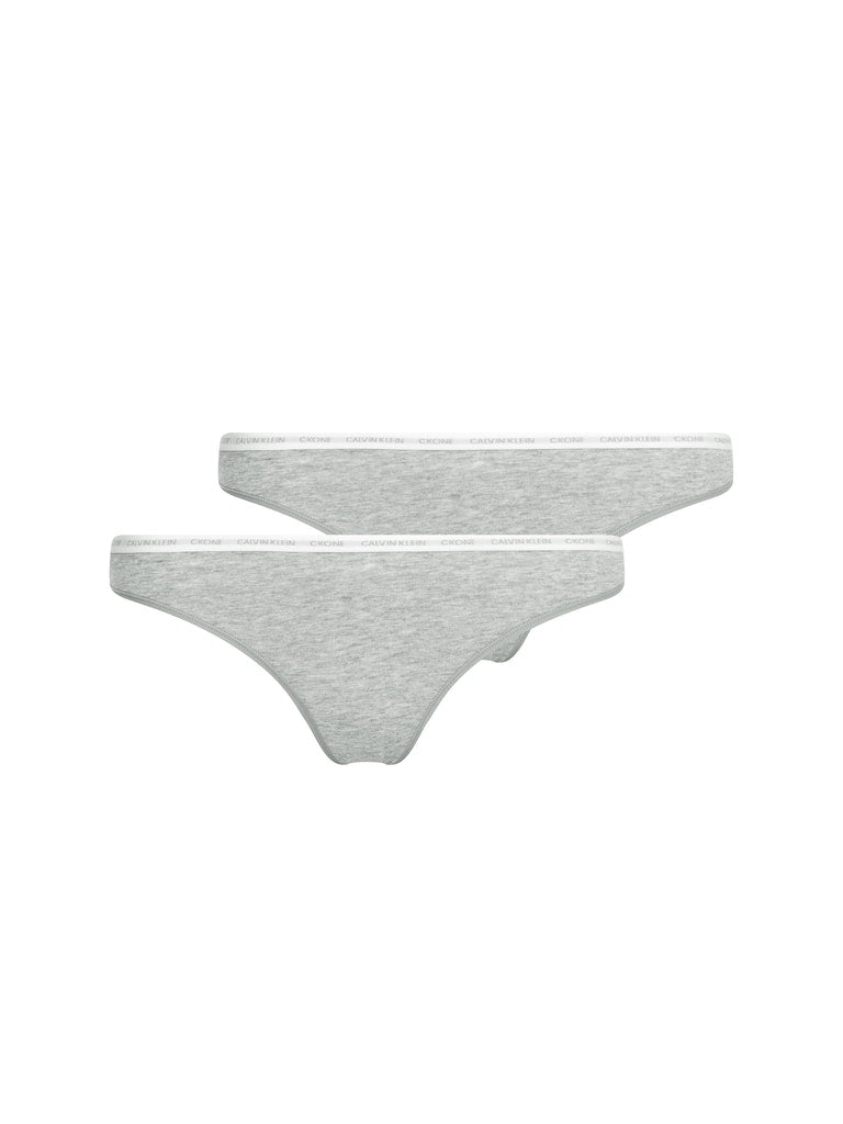 CK One 2 Pack Thong Grey