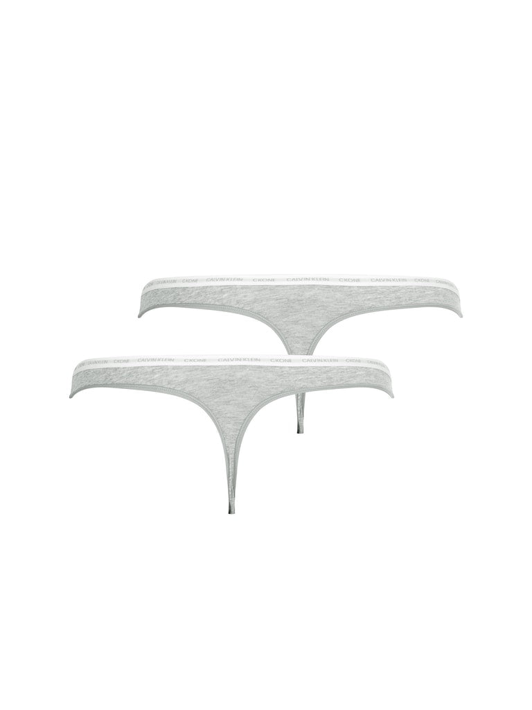 CK One 2 Pack Thong Grey