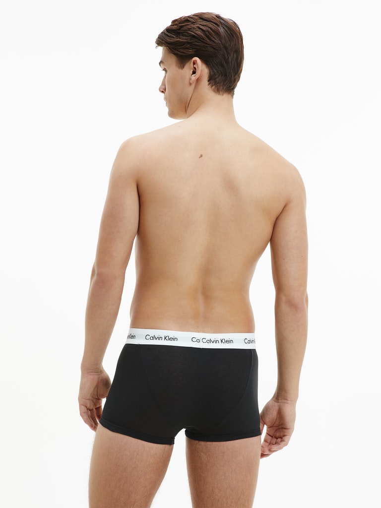 3 Pack Low Rise Cotton Stretch Trunks