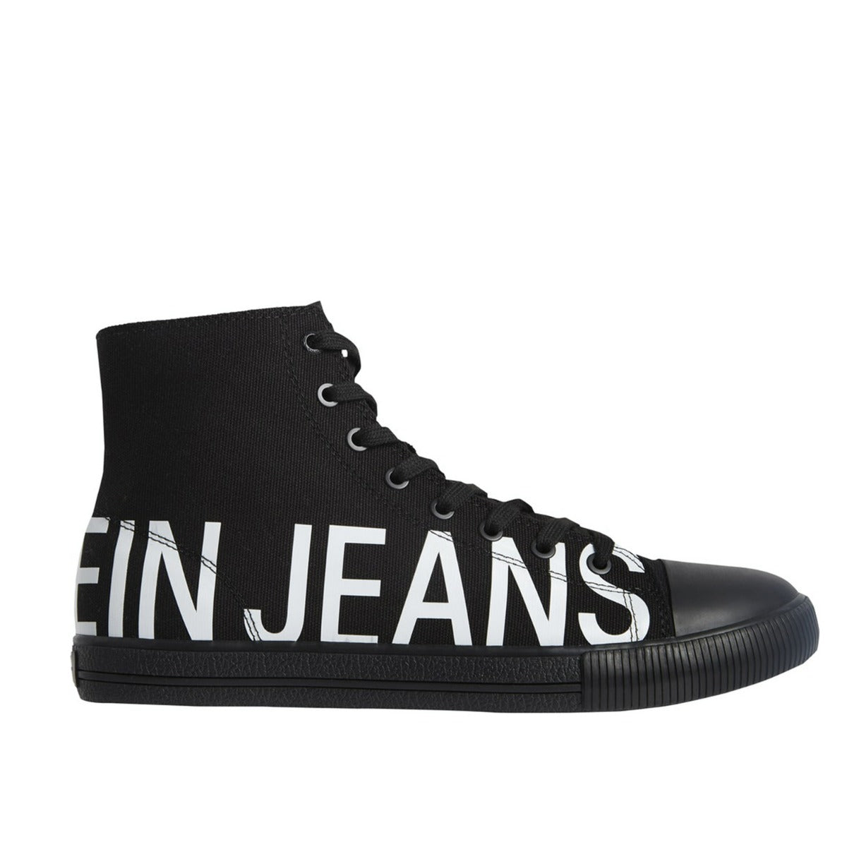 CK Men High Top Trainer Black