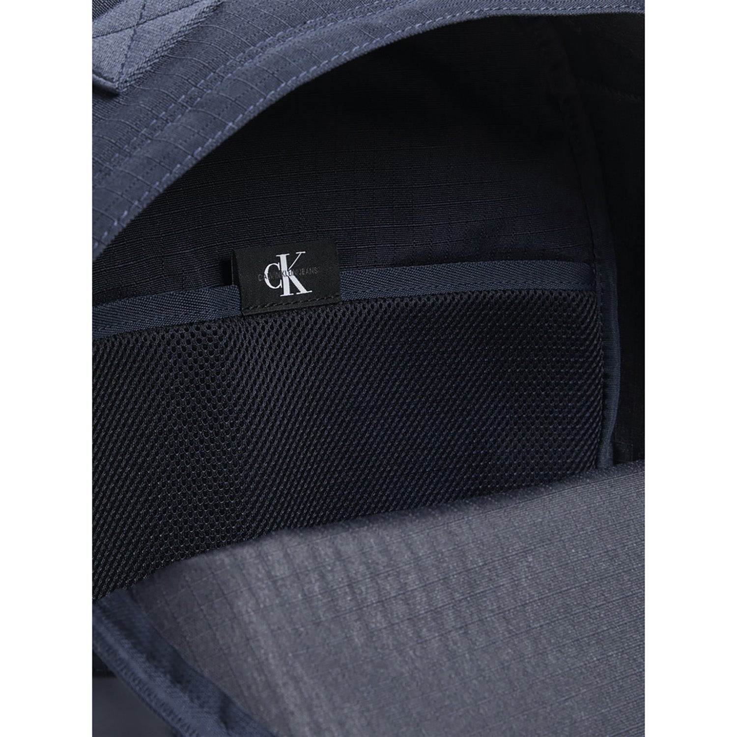 CK Round Backpack Utility Grid Campus Navy