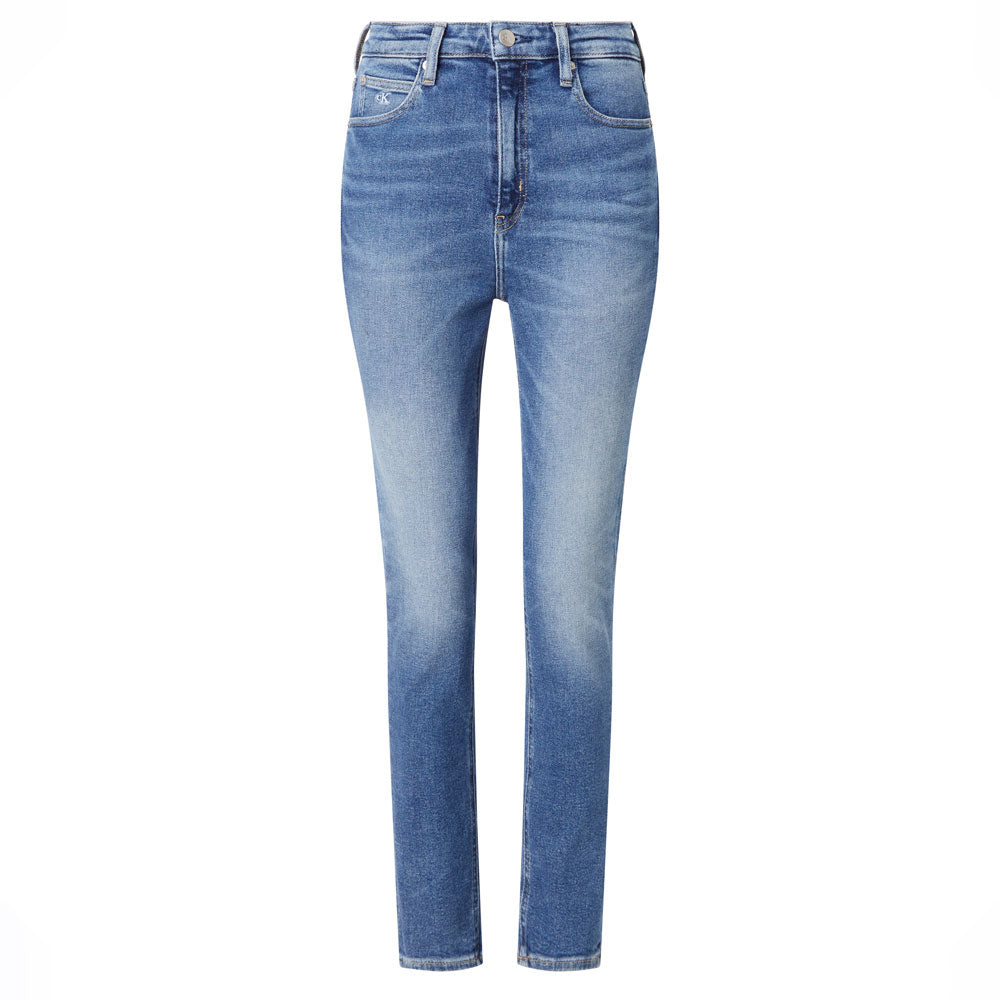 High Rise Skinny Jeans - Denim Blue