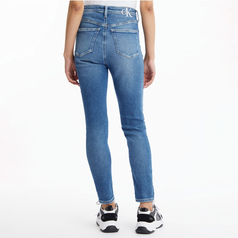 High Rise Skinny Jeans - Denim Blue