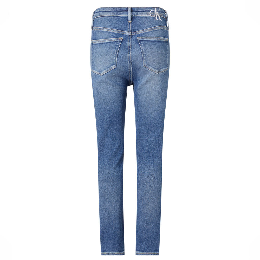 High Rise Skinny Jeans - Denim Blue