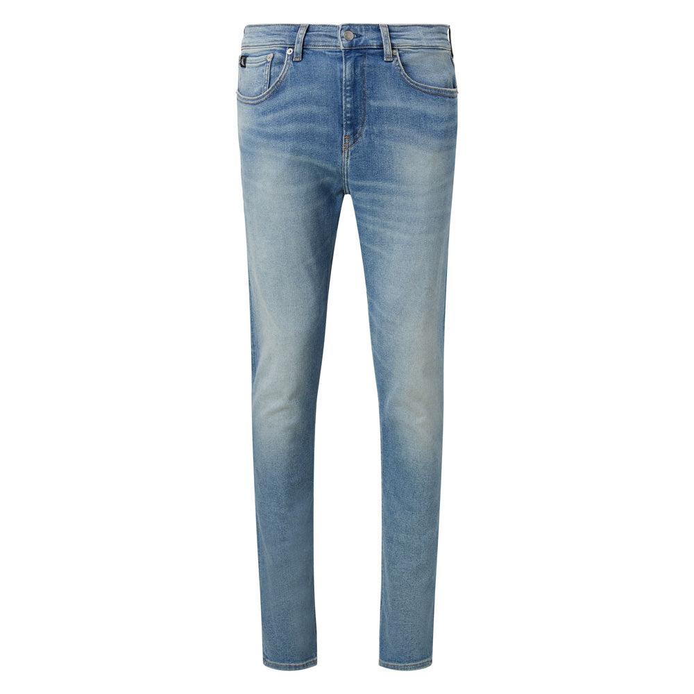 Skinny Fit Cotton Stretch Jeans - Denim Blue