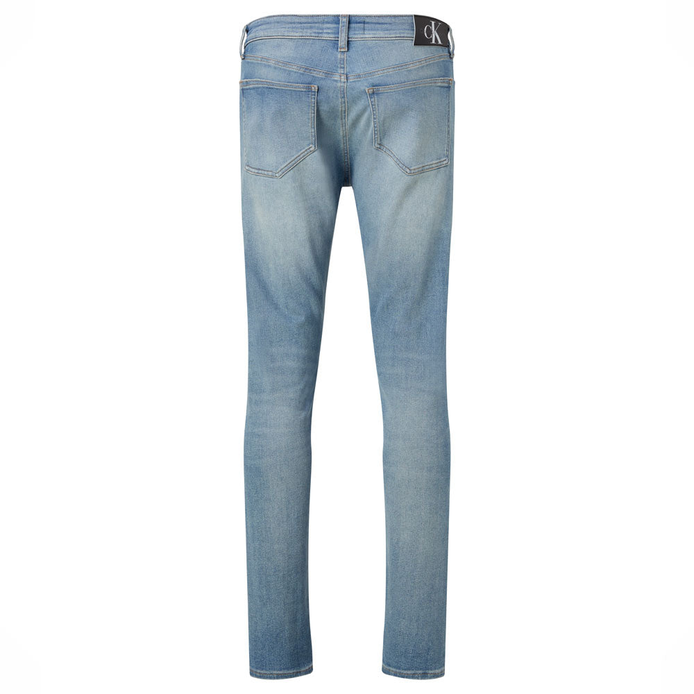 Skinny Fit Cotton Stretch Jeans - Denim Blue