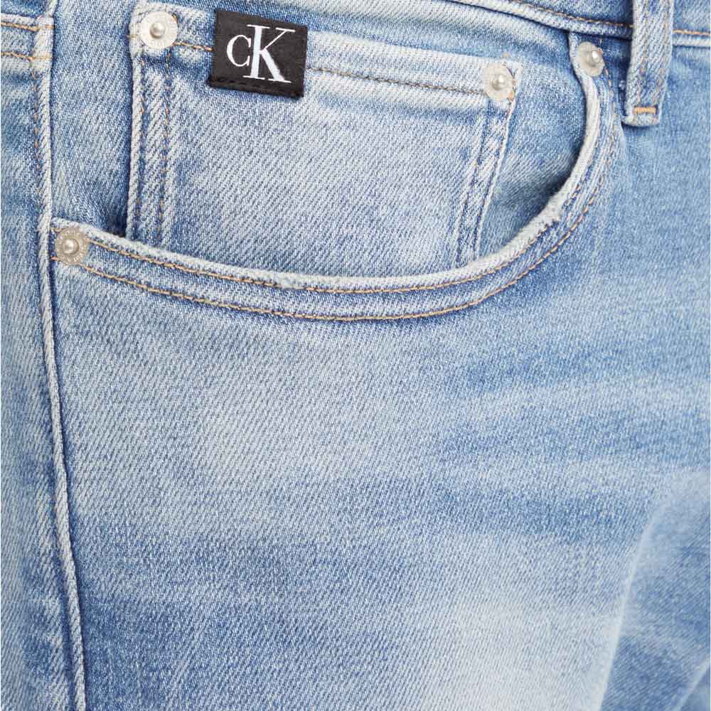 Skinny Fit Cotton Stretch Jeans - Denim Blue