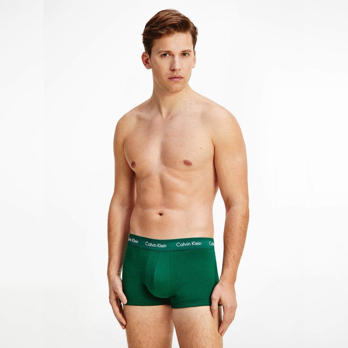 3 Pack Low Rise Cotton Stretch Trunks