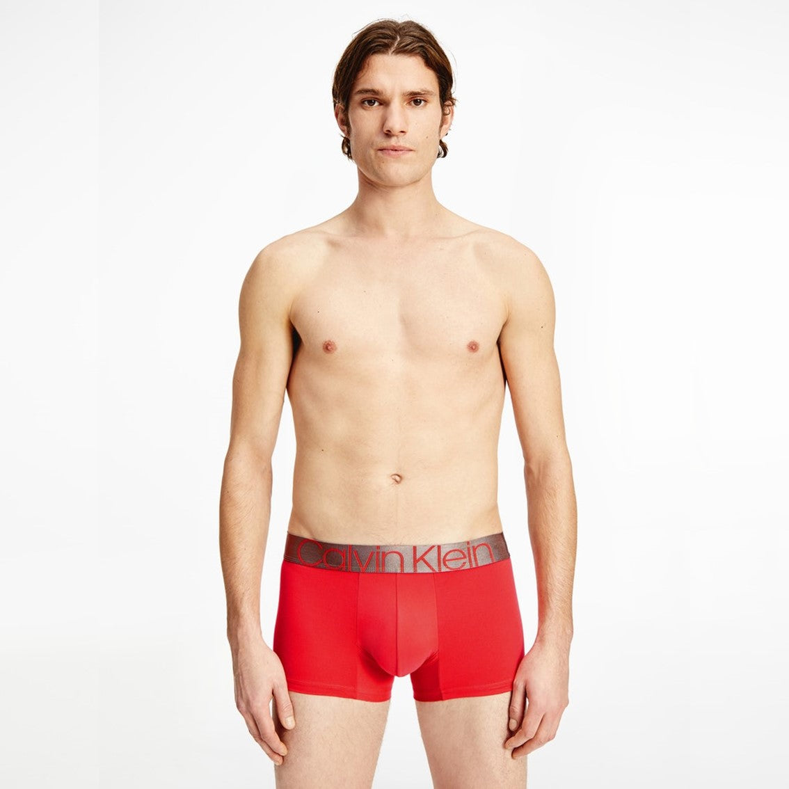 CK Low Rise Single Icon Trunk Coral