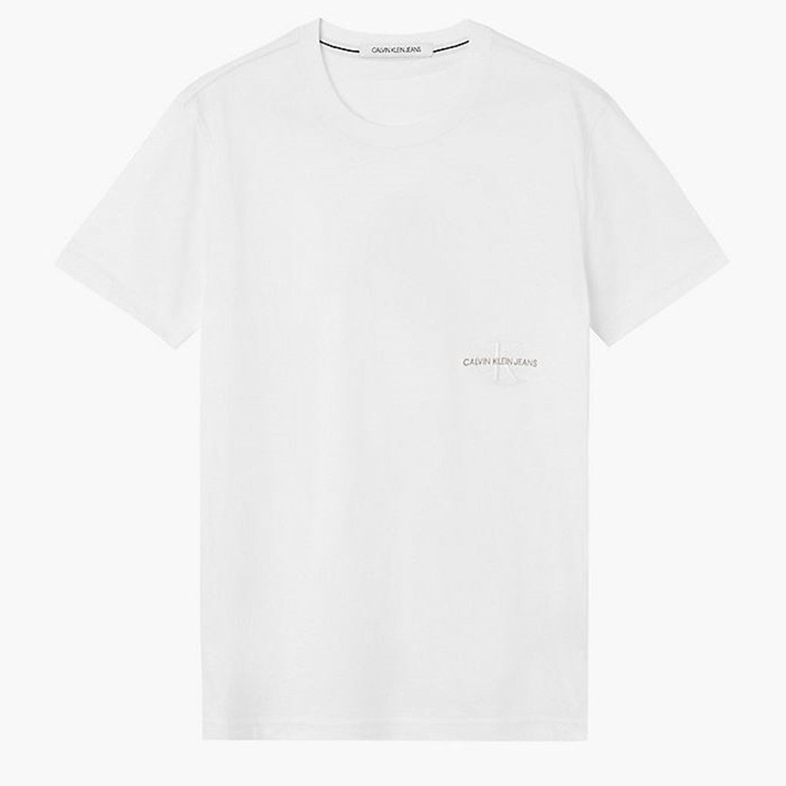 CK Slim Logo Tee White