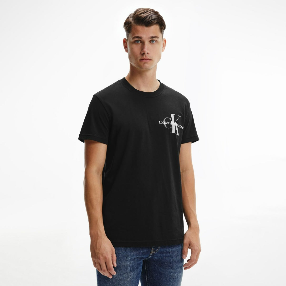 Monogram Chest T-shirt Black