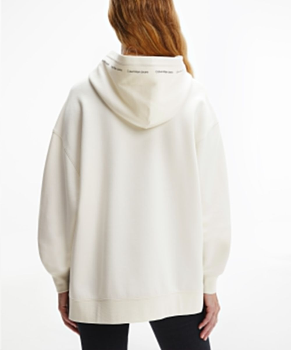 Oversized Organic Cotton Hoodie Off White