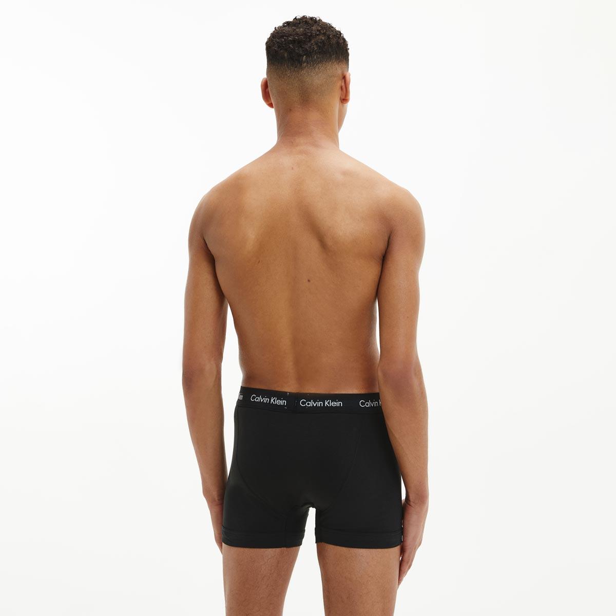 3 Pack Cotton Stretch Trunks Blue Multi