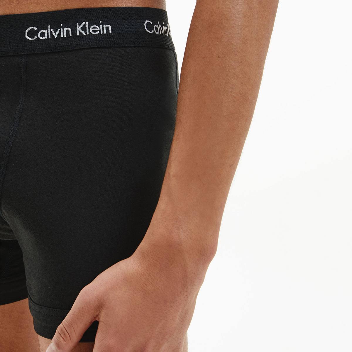 3 Pack Cotton Stretch Trunks Blue Multi
