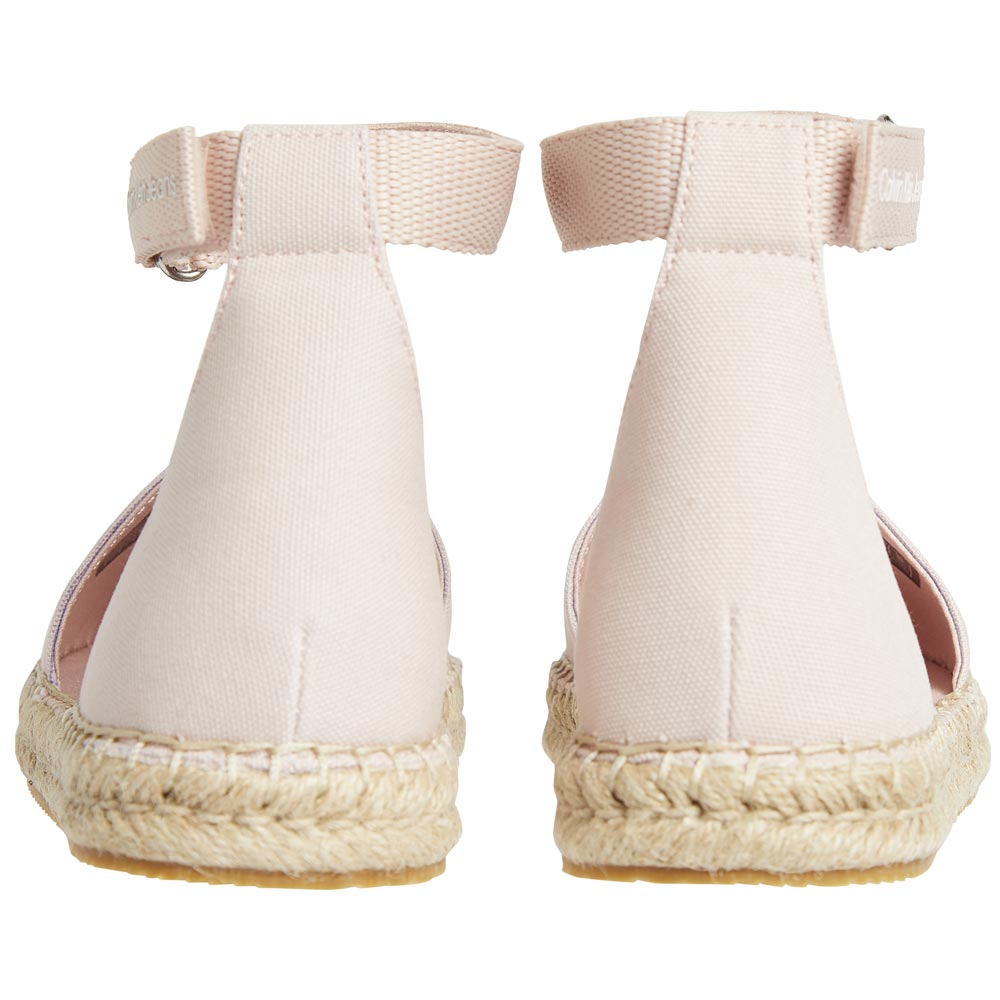 Ankle Espadrilles Cotton Slip On - Blush