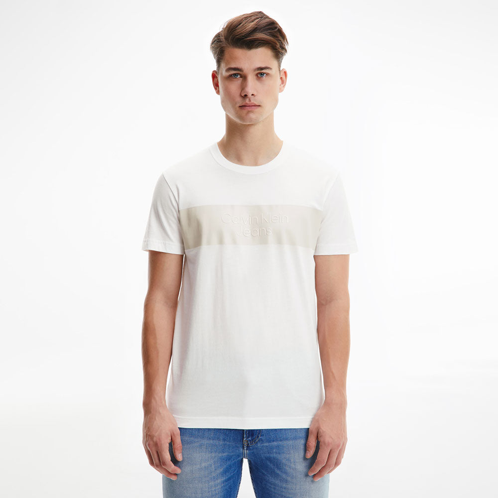 Blocking Institutional Organic Cotton T-Shirt - White