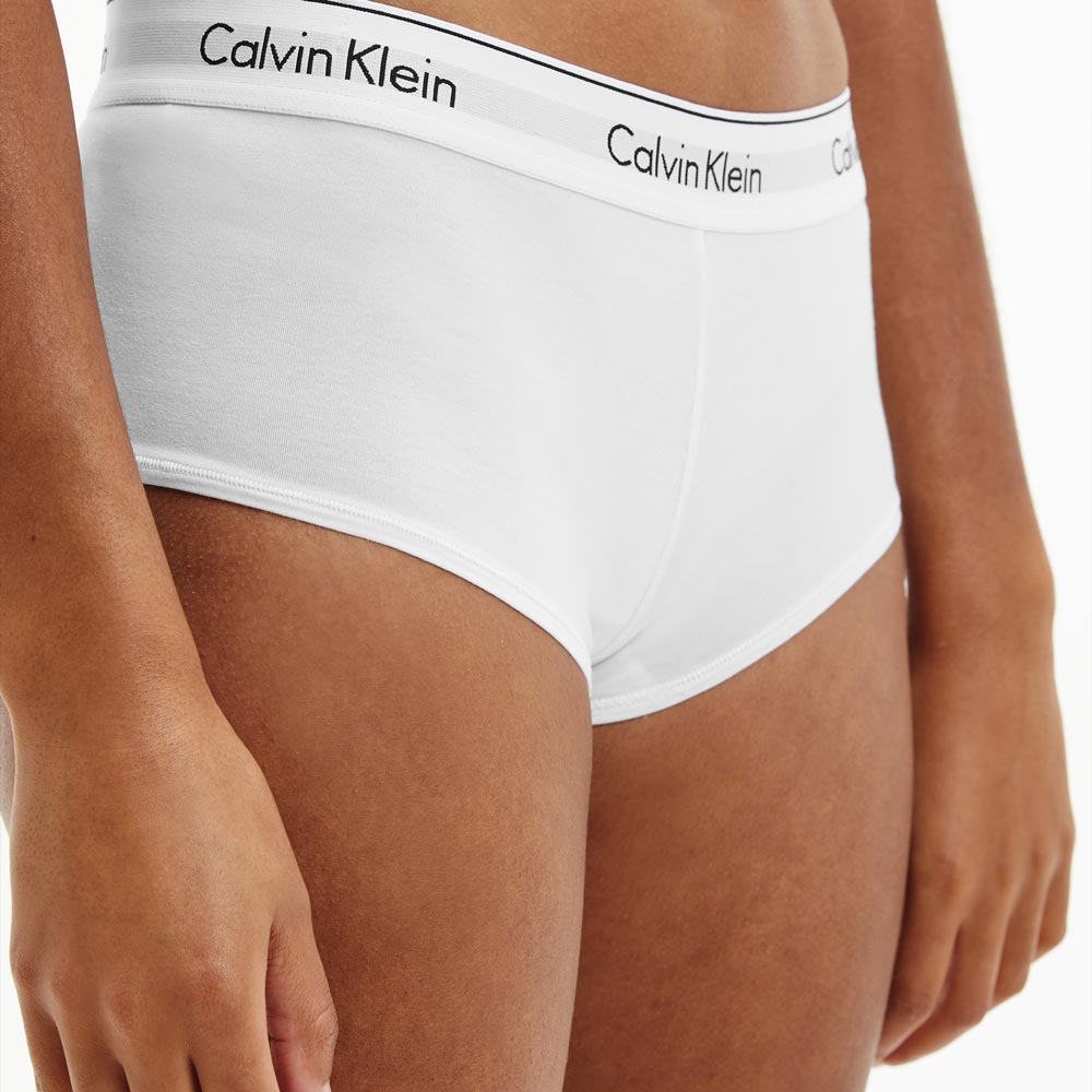 Womens Boyshort - White