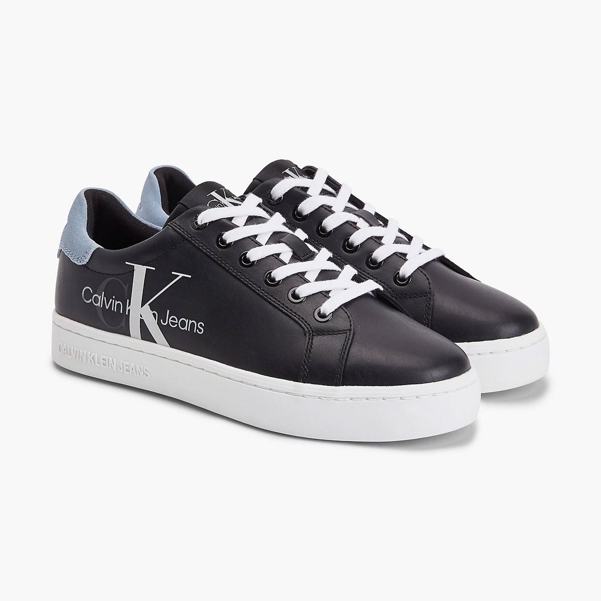 Cupsole Lace-Up Sneaker - Black