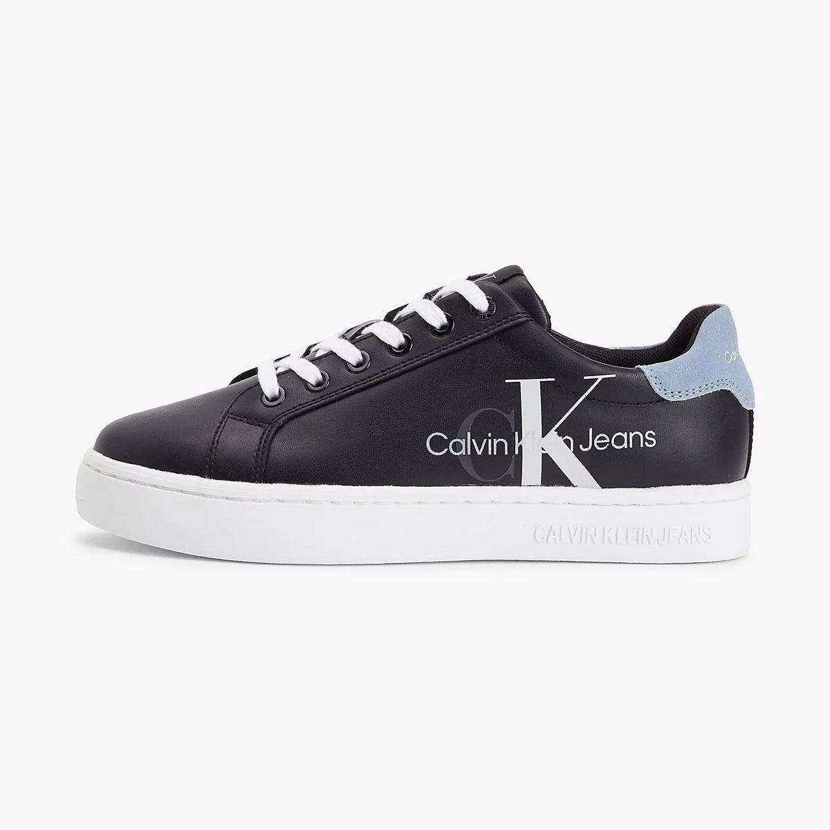 Cupsole Lace-Up Sneaker - Black