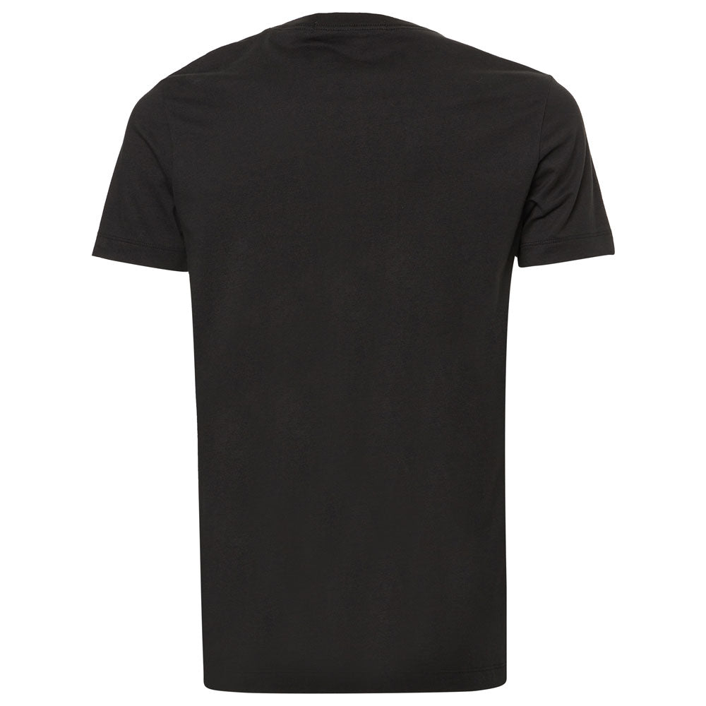 Dynamic Center Chest Organic Cotton T-Shirt - Black