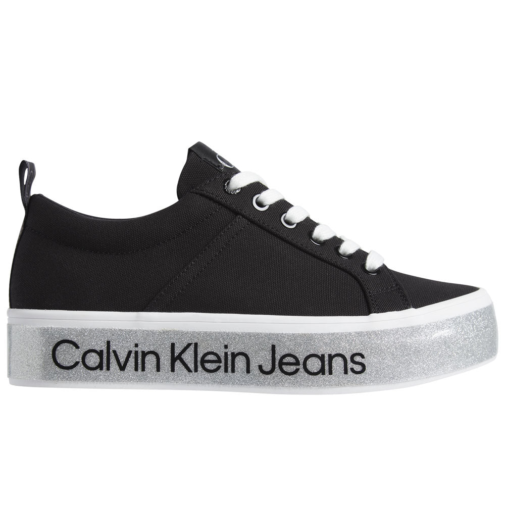 Flatform Vulcanized 3 Cotton Sneakers - Black