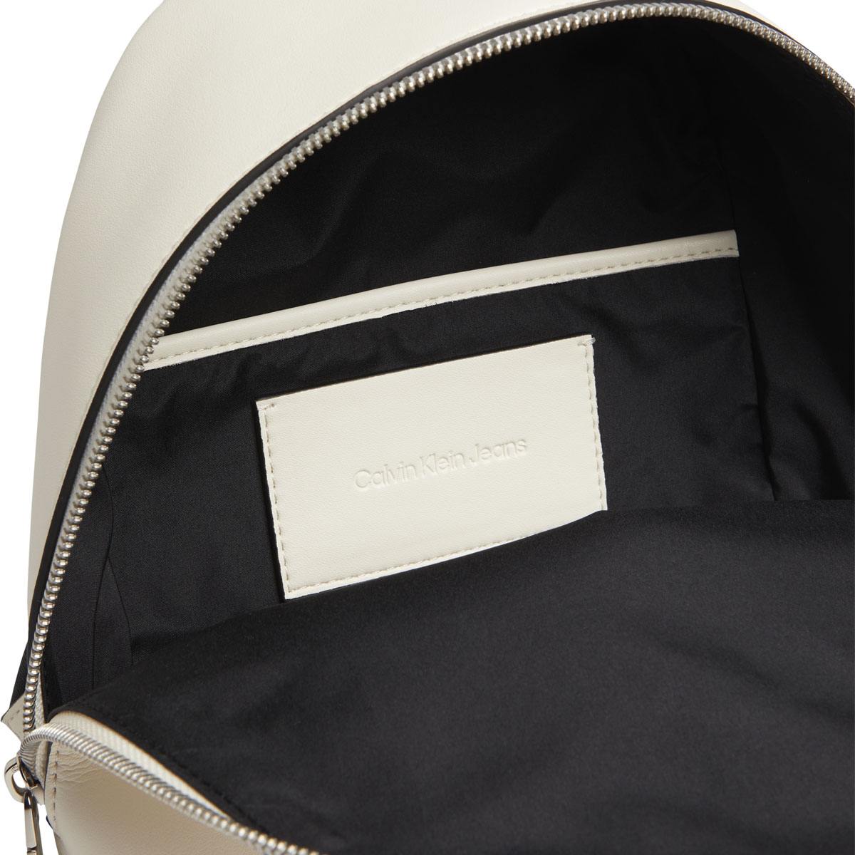 Sculpted Mono Micro Backpack Off White