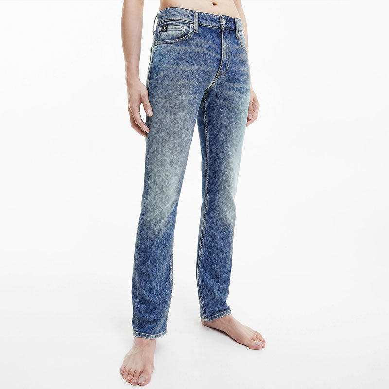 Slim Fit Jeans - Denim Medium Blue