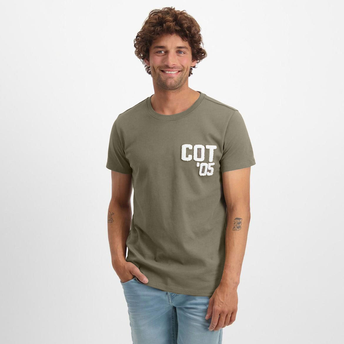 Ben Organic CottonT-Shirt - Olive