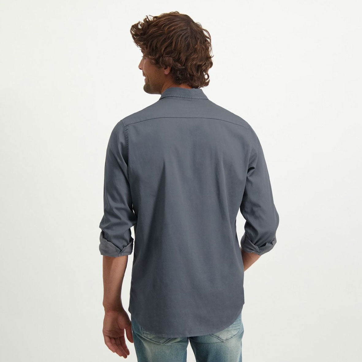 Denley Shirt Long Sleeve Shirt - Navy