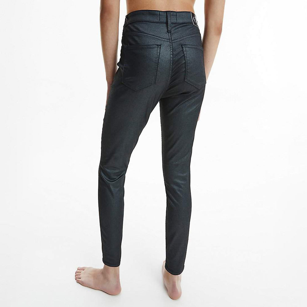 High Rise Super Skinny Ankle Womens Jeans - Denim Black