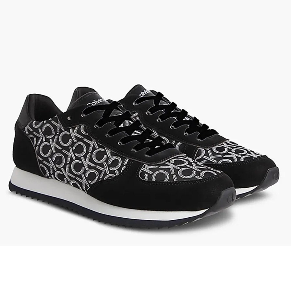 Low Top Lace Up Repreve Logo Mens- Black Multi