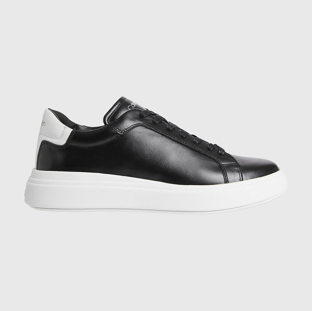 Low Top Lace Up Sneaker- Black & White