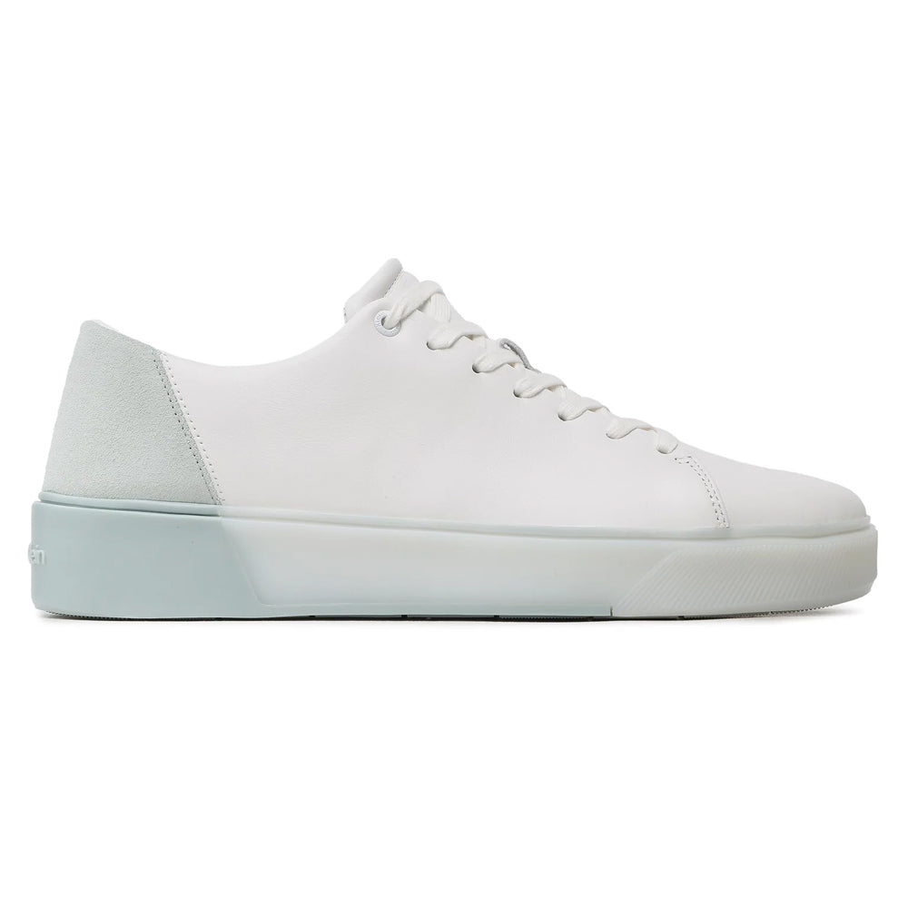 Low Top Lace Up Sneakers - White Multi