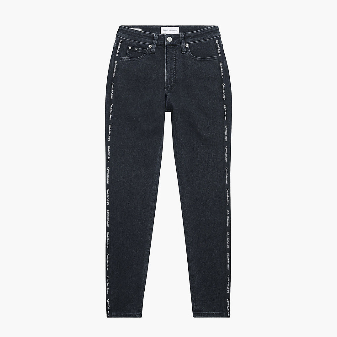 High Rise Super Skinny Ankle Jean Black