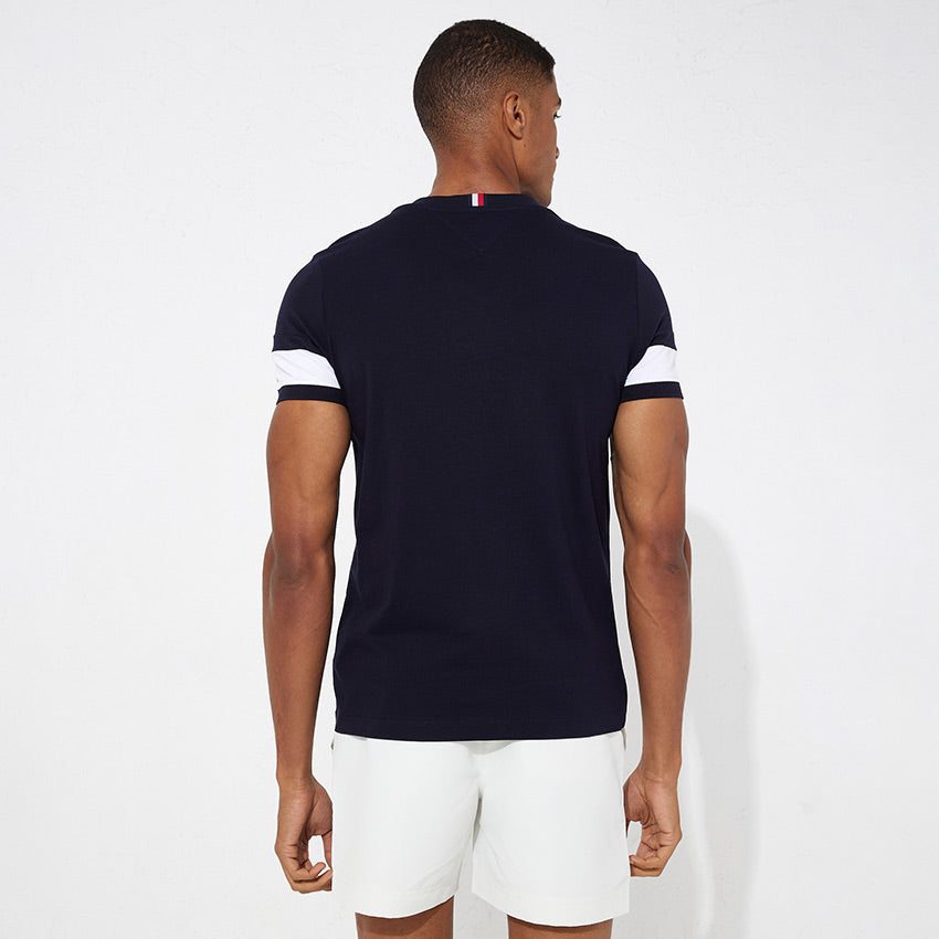 Colorblock Placement T-Shirt - Navy