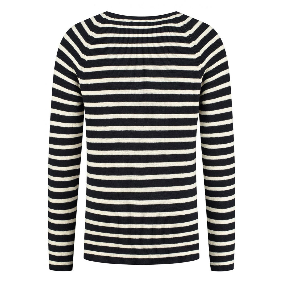 Zack Knit Cotton Sweater Stripe Pattern