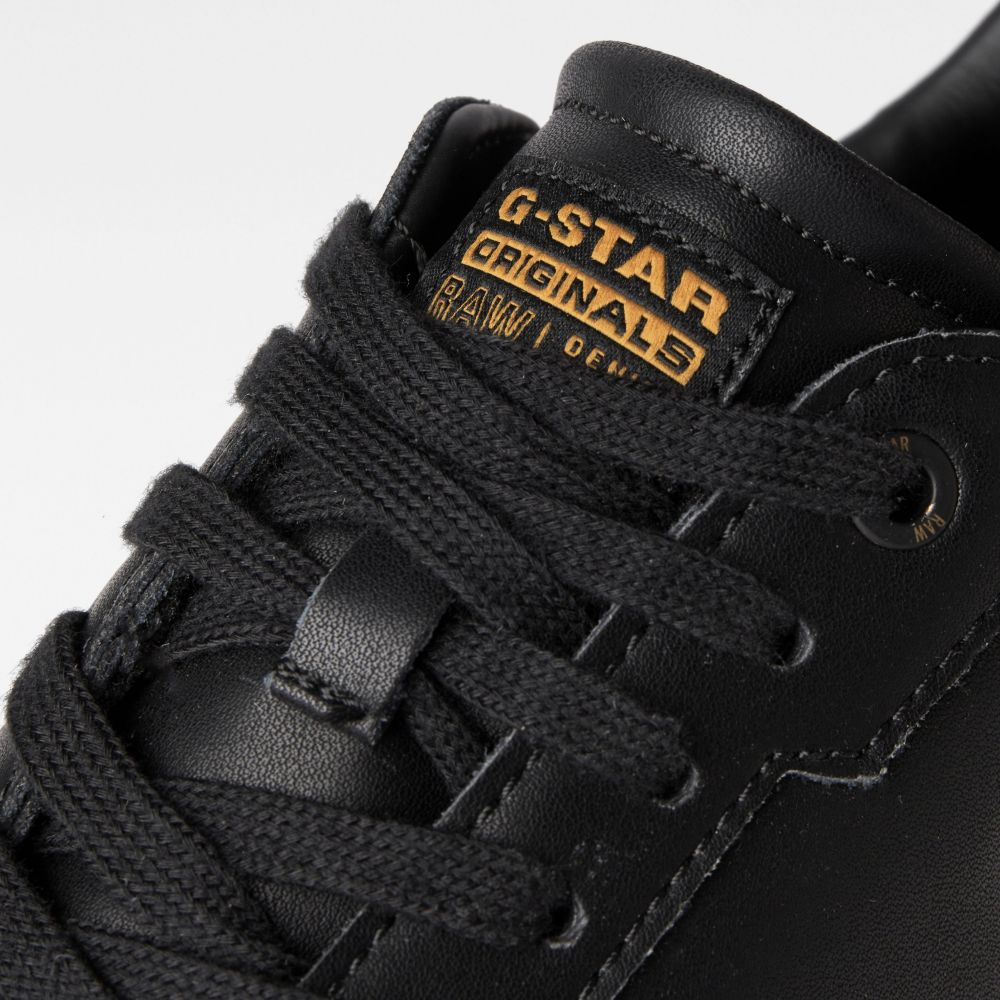 Cadet Leather Sneakers Black