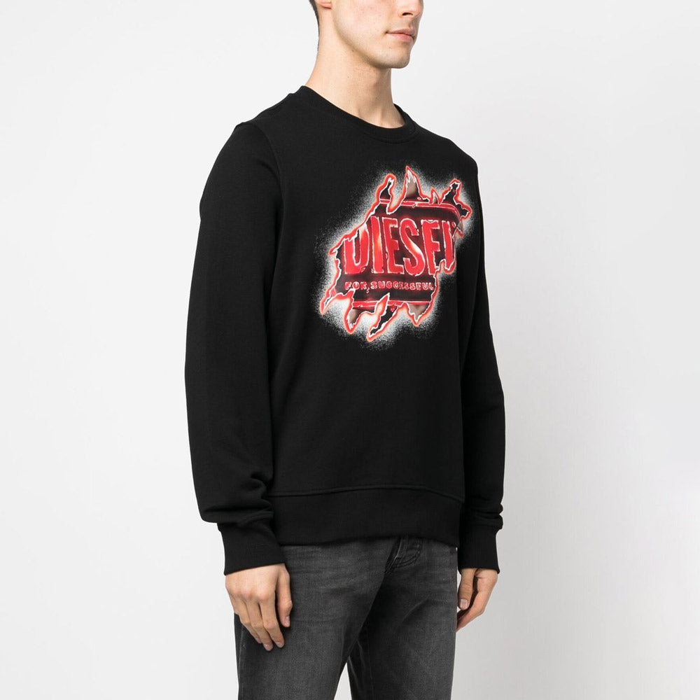 S-Ginn-E9 Sweat Top - Black