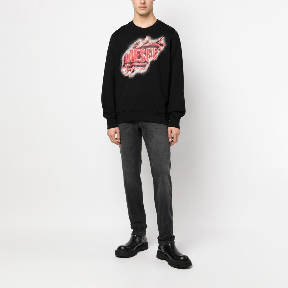 S-Ginn-E9 Sweat Top - Black