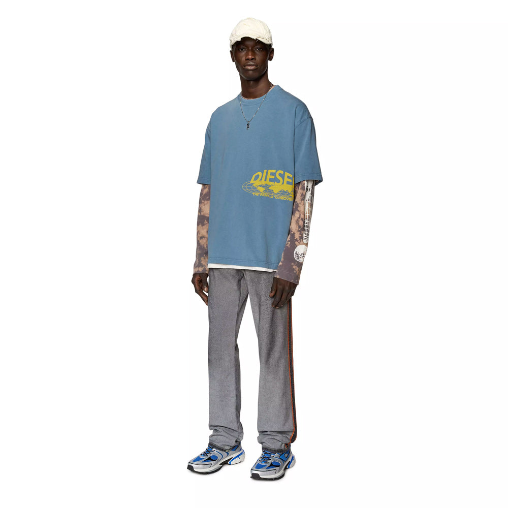 T-Wash-L5 T-Shirts - Light Blue