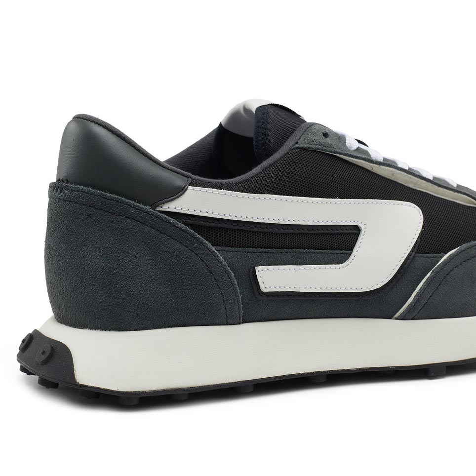 S-Racer Low Cut Suede Sneakers - Black