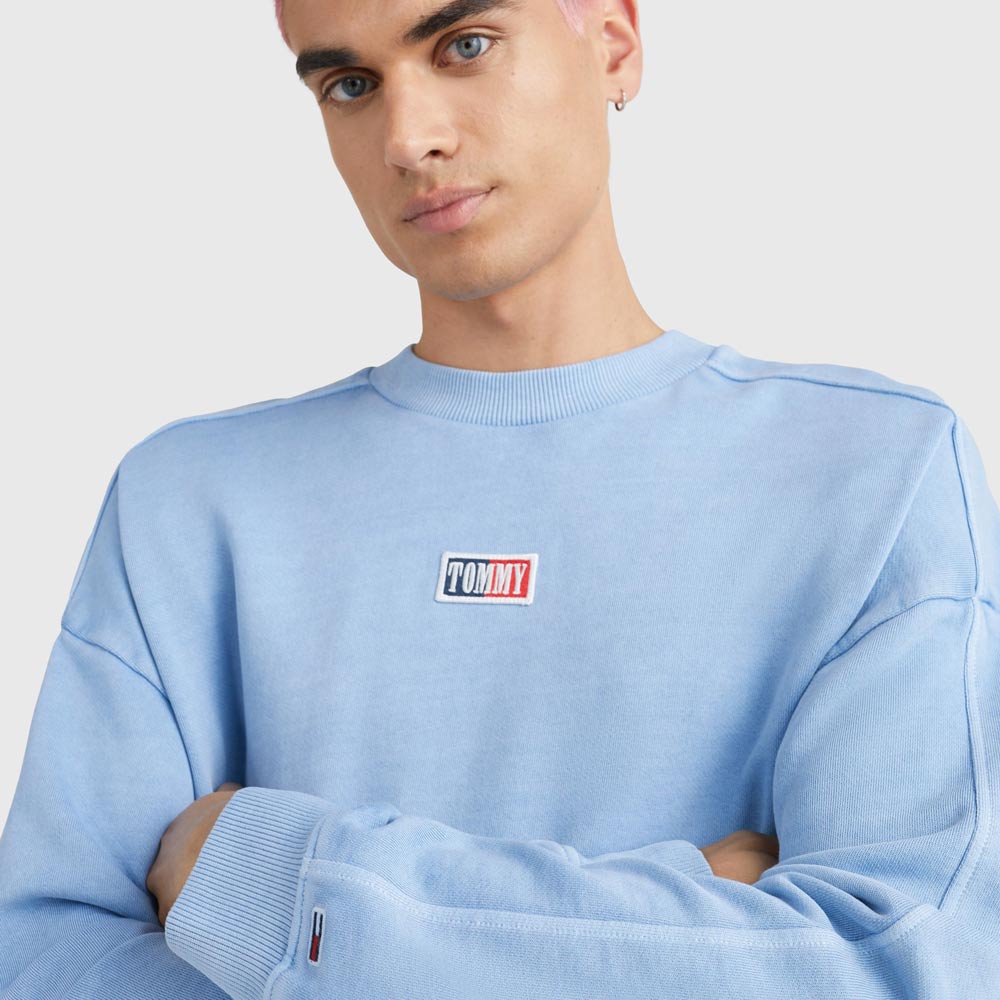 Oversized Skater Timeless Sweatshirt - Blue