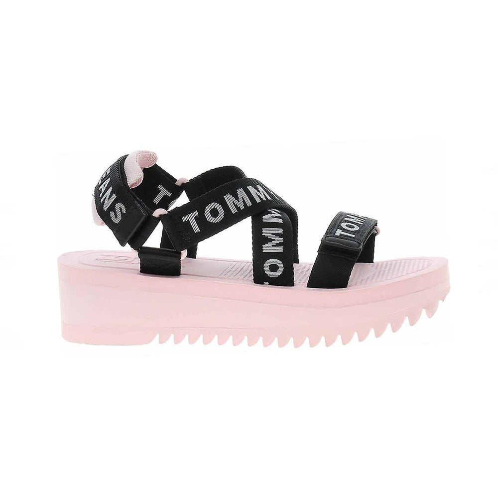 Webbing Logo Strap - Baby Pink