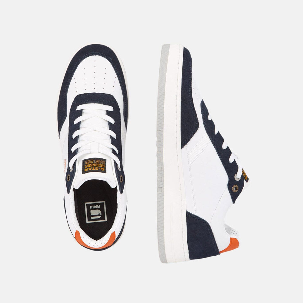 Arc Leather Blocked Sneaker - White Multi