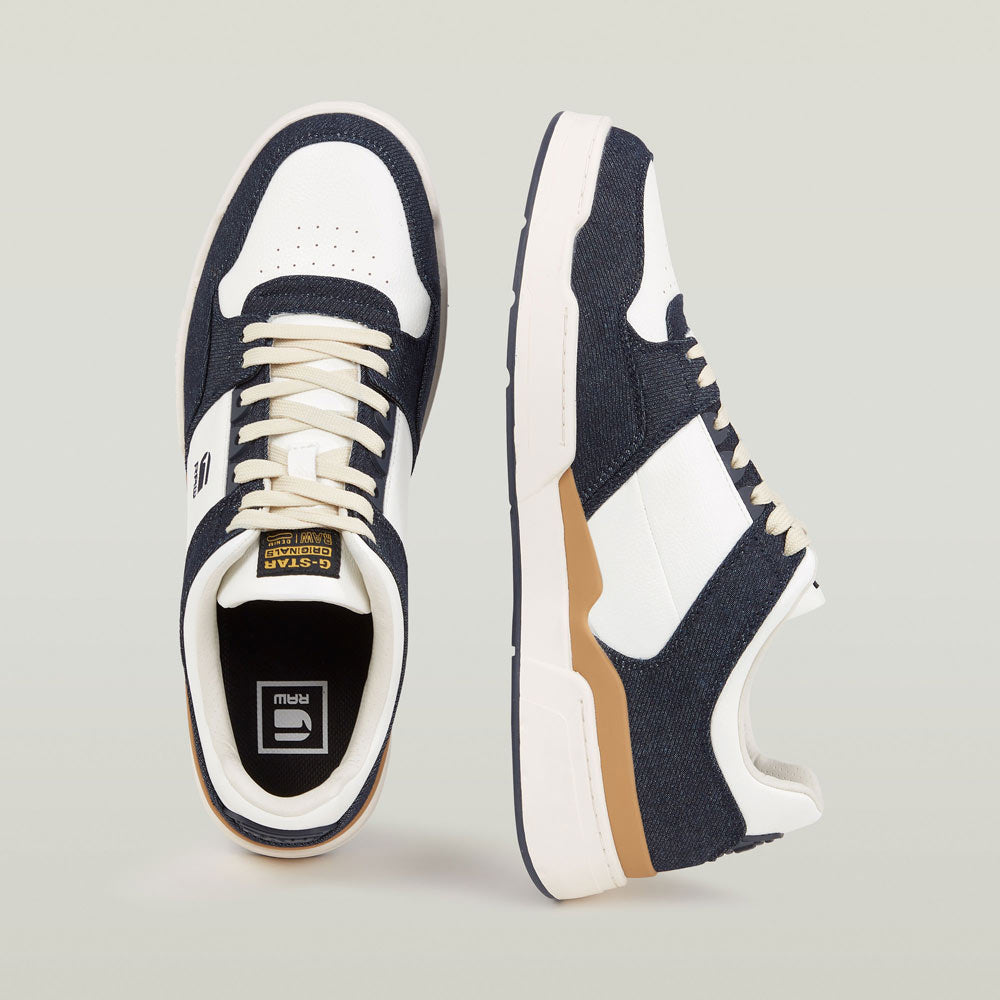 Attacc Denim Blocked Sneaker - Navy Multi